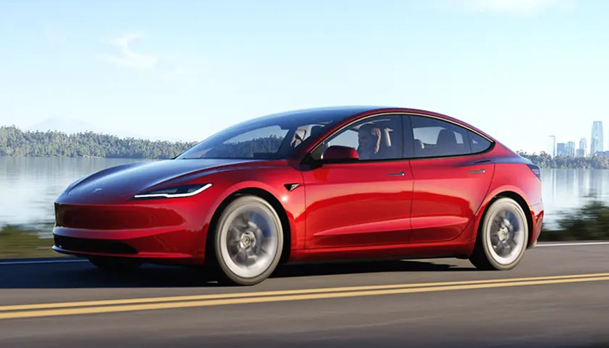 Tesla Model 3 Battery Electric Powered Mid-size Sedan